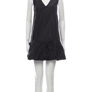 AVAVAV | Silk Ruffle Mini Dress